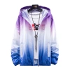 Summer gradient color-blocked sun-protective clothing, breathable couple skin jackets, cycling and fishing sun-protective coats, trendy live-streaming supply Item Picture